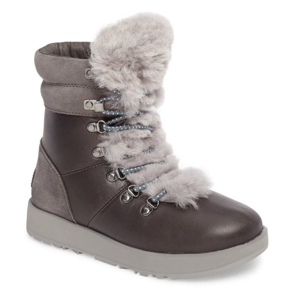 viki genuine sheepskin waterproof boot